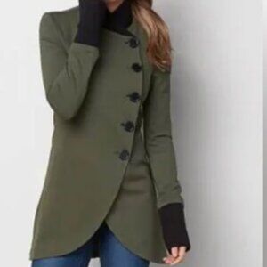 VENUS Olive and Black Utility Jacket